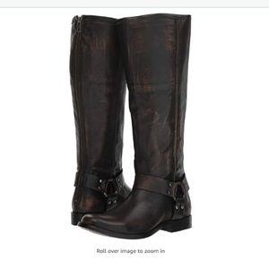 FRYE Women's Phillip Harness Tall Knee High Boot